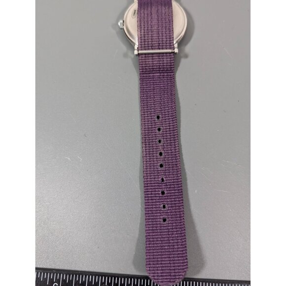 Timex Weekender Indigo Watch 38mm Face Purple Fabric Strap Casual Style - Picture 8 of 9